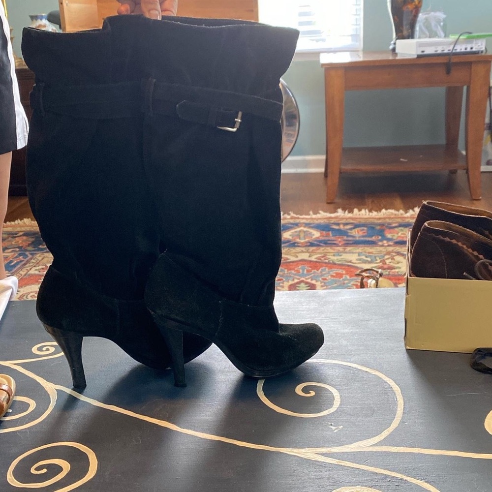 Leather Michael kors knee high boots - Picture 3 of 4